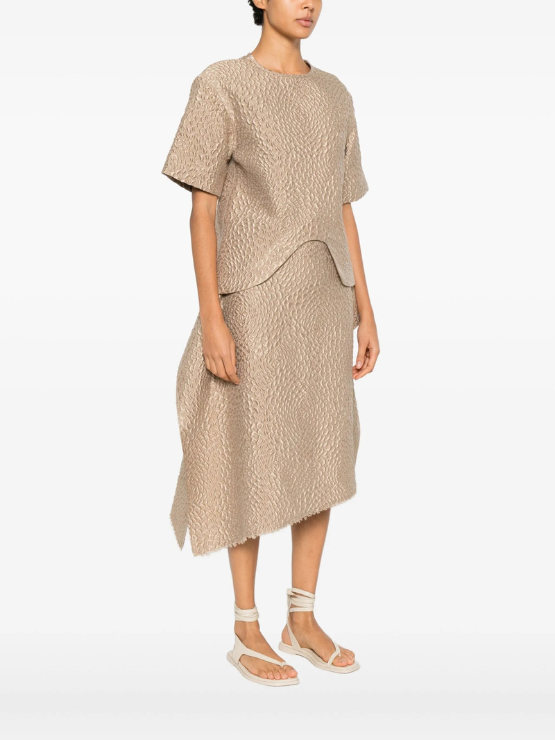 NICCOLÒ PASQUALETTI Niccolò Pasqualetti Onda Textured Short-sleeve Top outlook