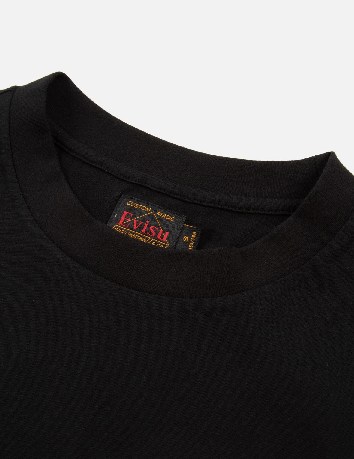 FAUX TWO-PIECE DARUMA AND LOGO PRINT REGULAR FIT T-SHIRT - 9