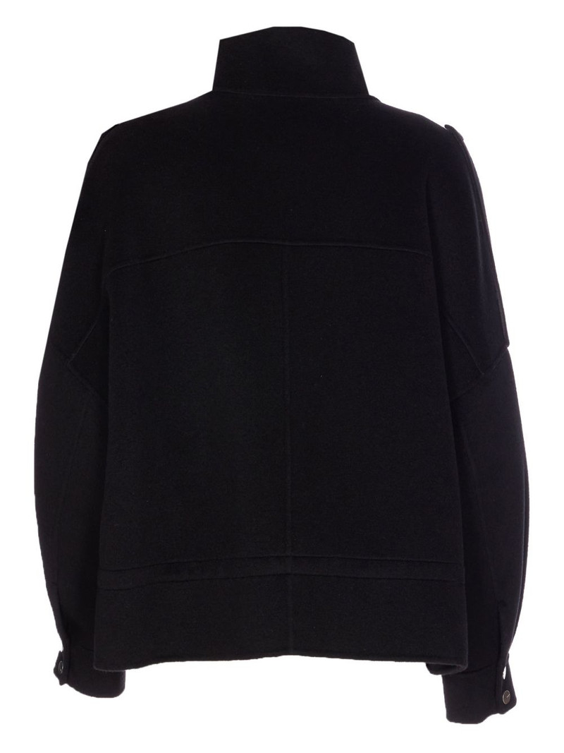 PINKO zip-up wool-blend jacket outlook