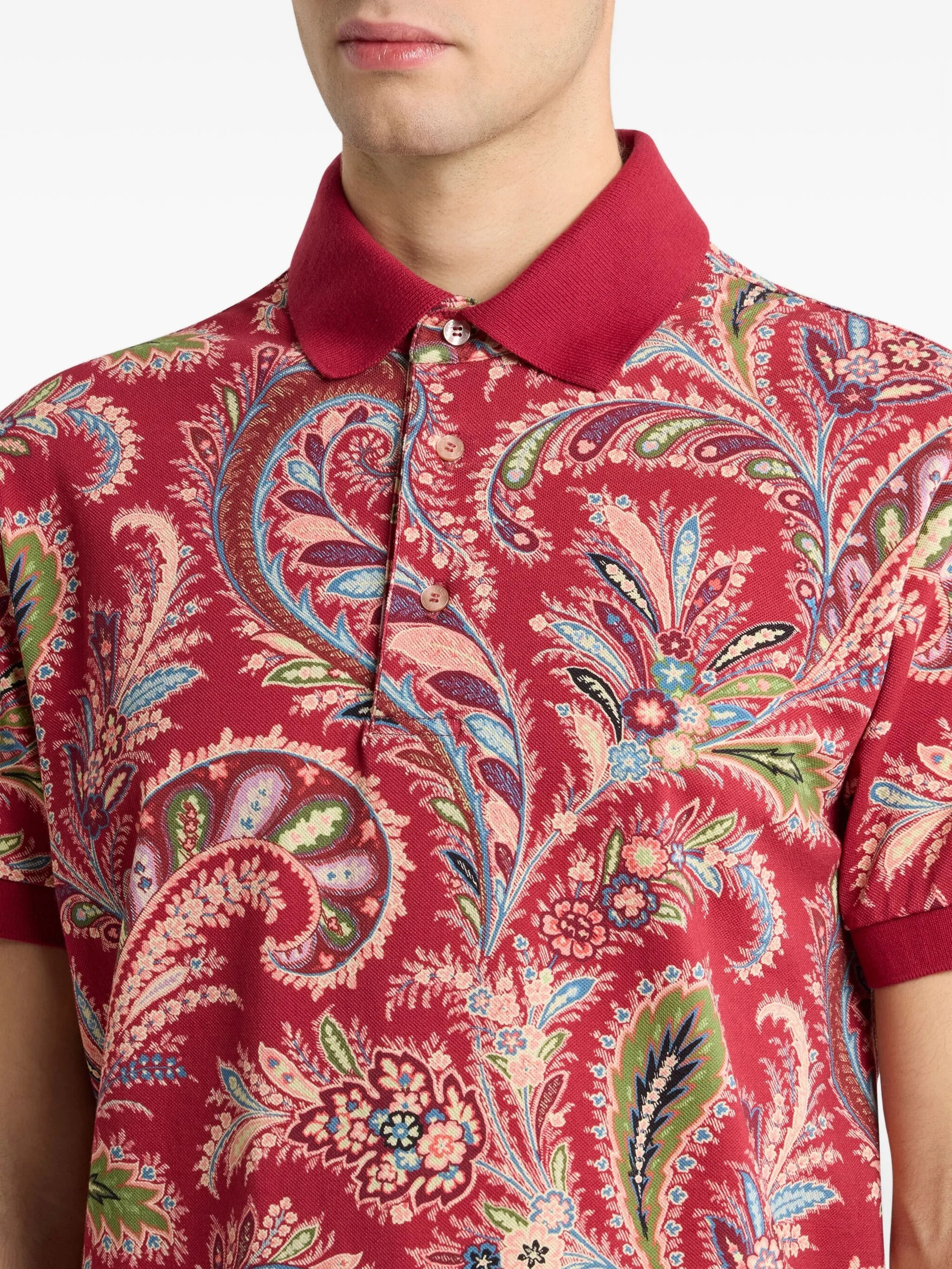Etro Paisley-print Polo Shirt - 4