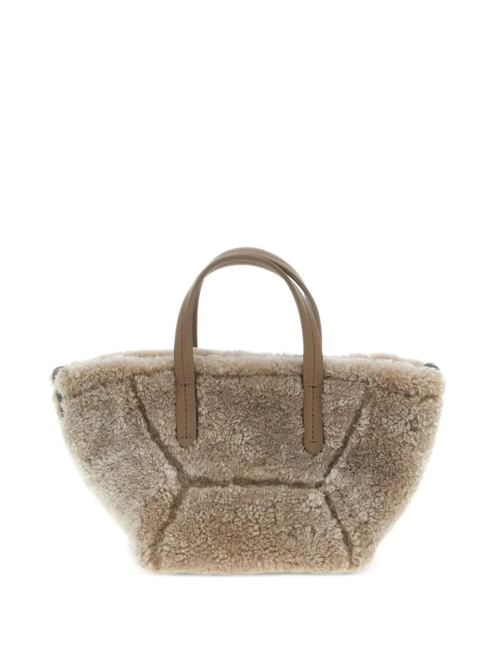 BC Duo Curly shearling tote bag - 1
