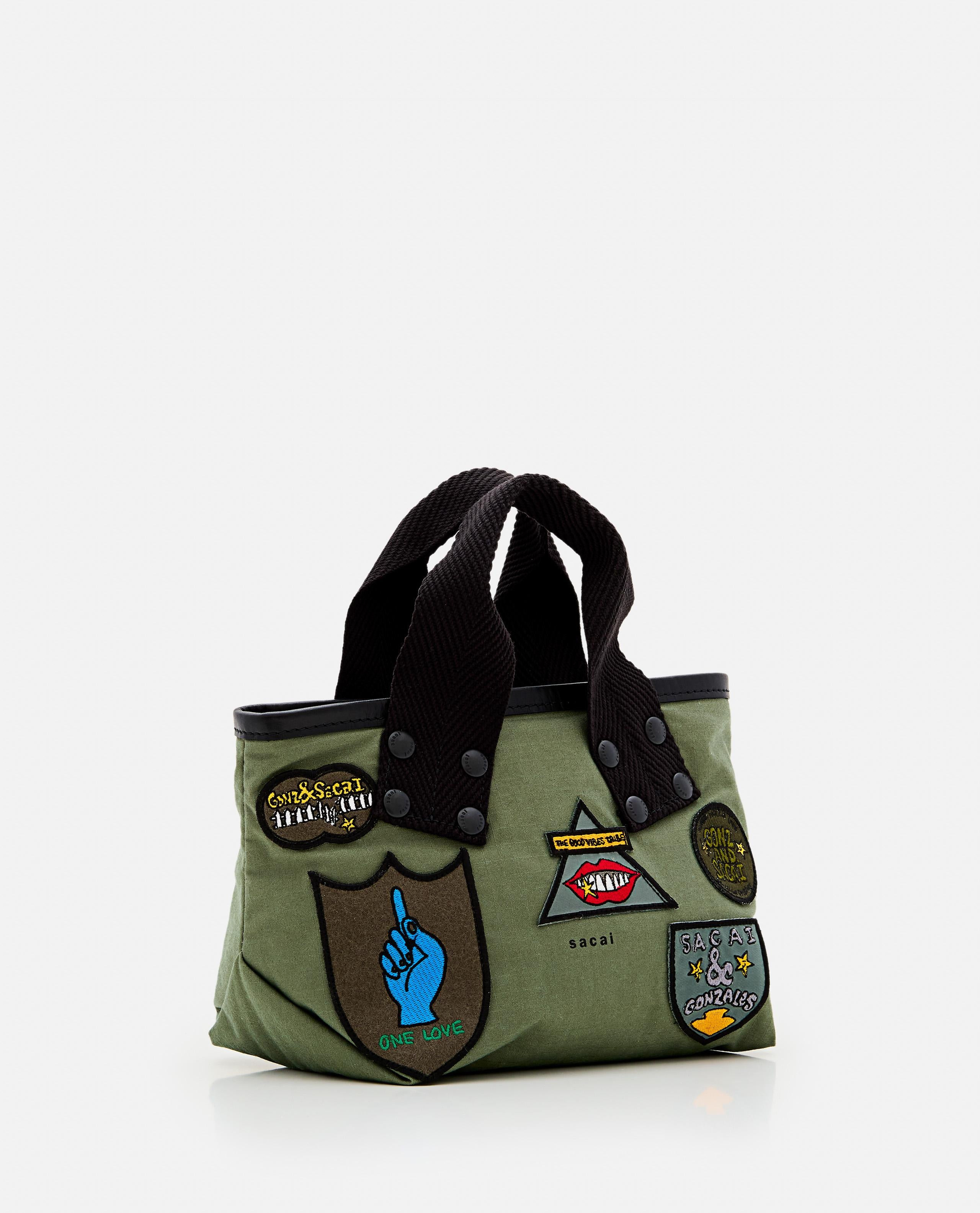SACAI X MARC GONZALES SMALL PATCH TOTE BAG - 3
