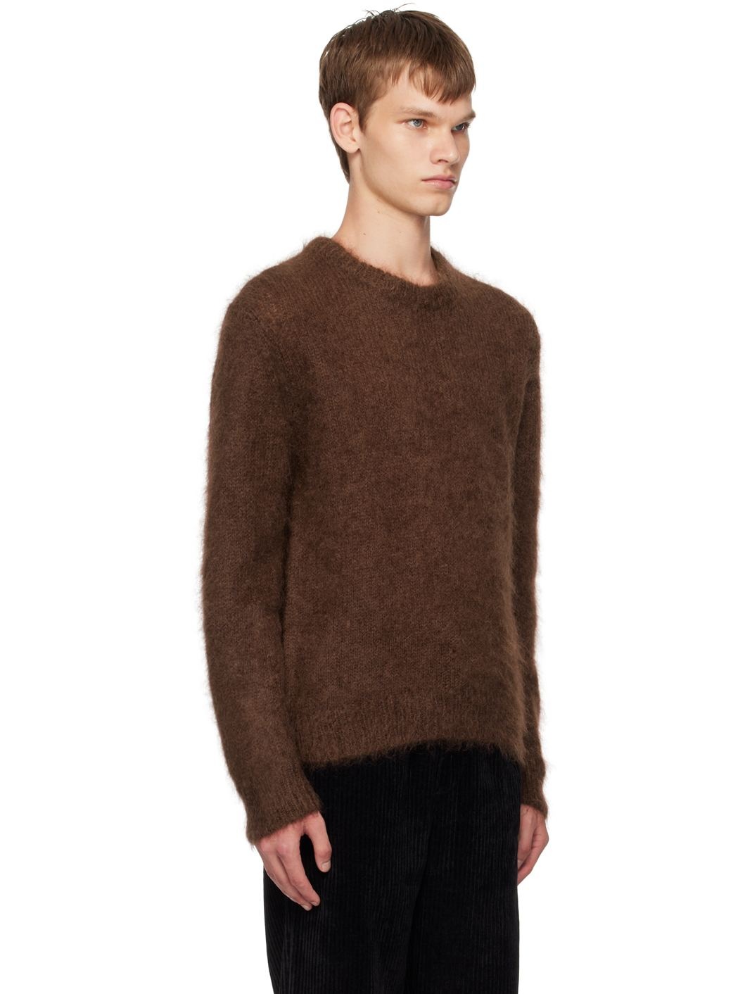 Brown Crewneck Sweater - 2