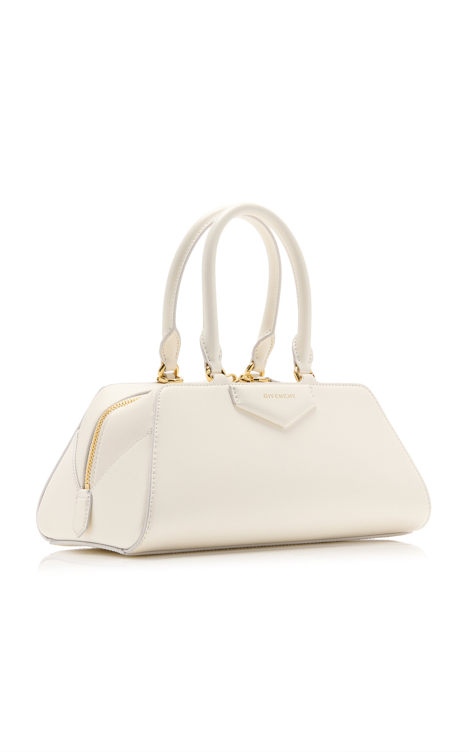 Antigona E/W Small Leather Bag white - 3