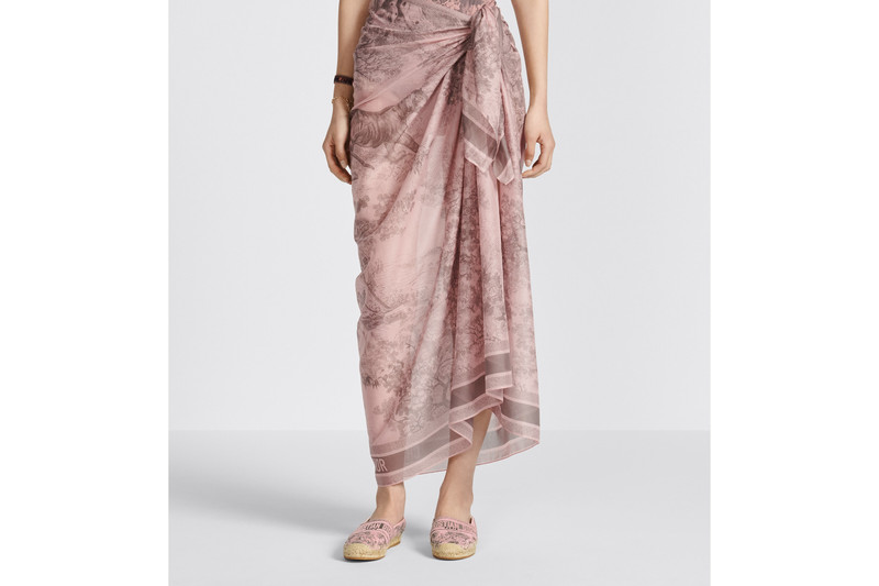 Toile de Jouy Sauvage Sarong 8
