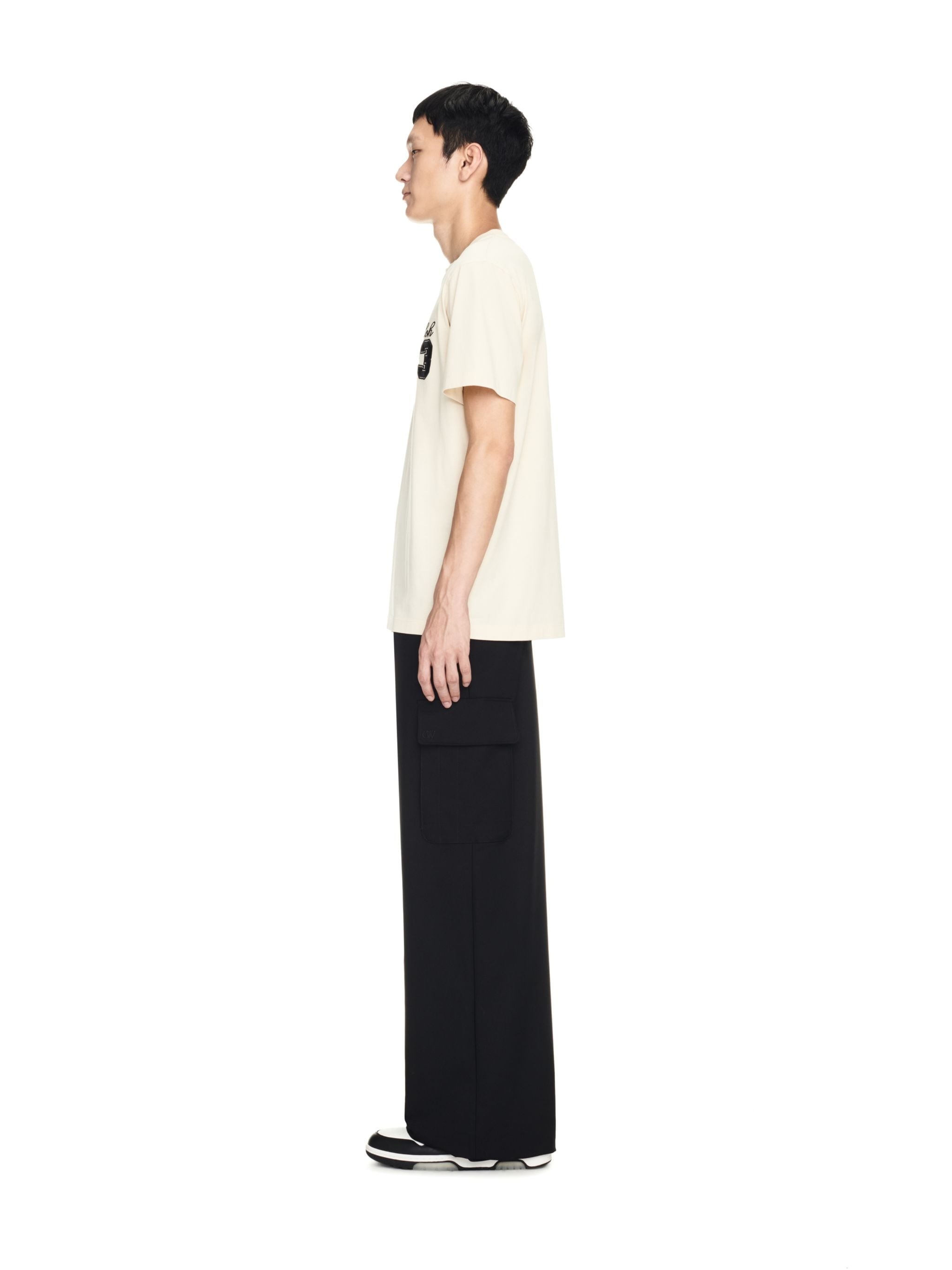 Off-White 23 Logo Slim S/s Tee | REVERSIBLE