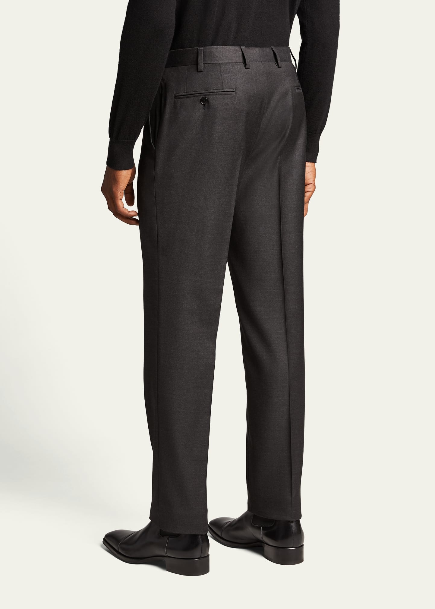 Men's Tigullio Wool Trousers - 3