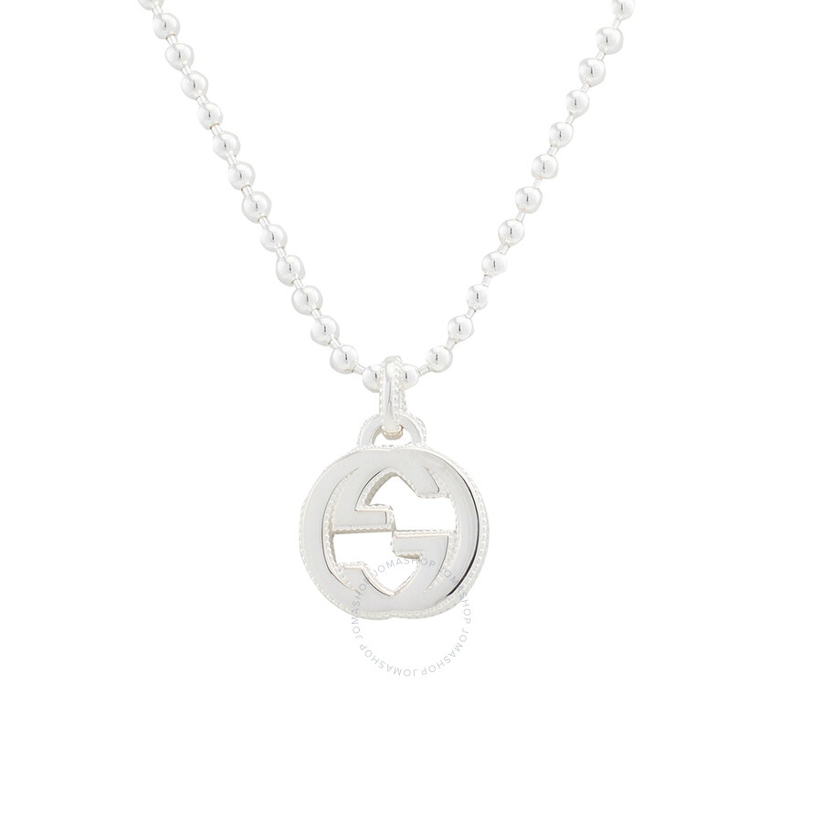 Gucci Interlocking G necklace in silver - 5