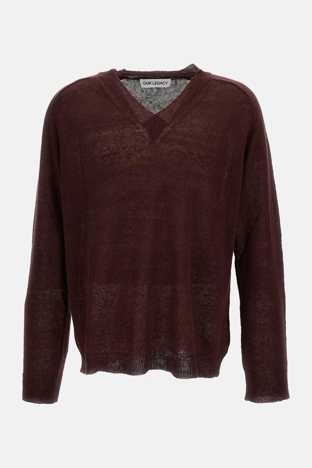 Sweater with V-neck - 1