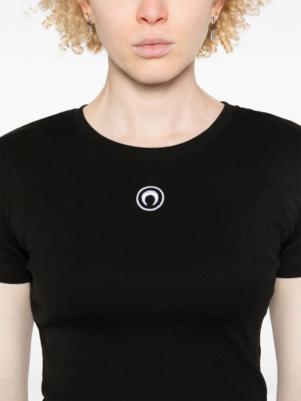 moon logo T-shirt - 5