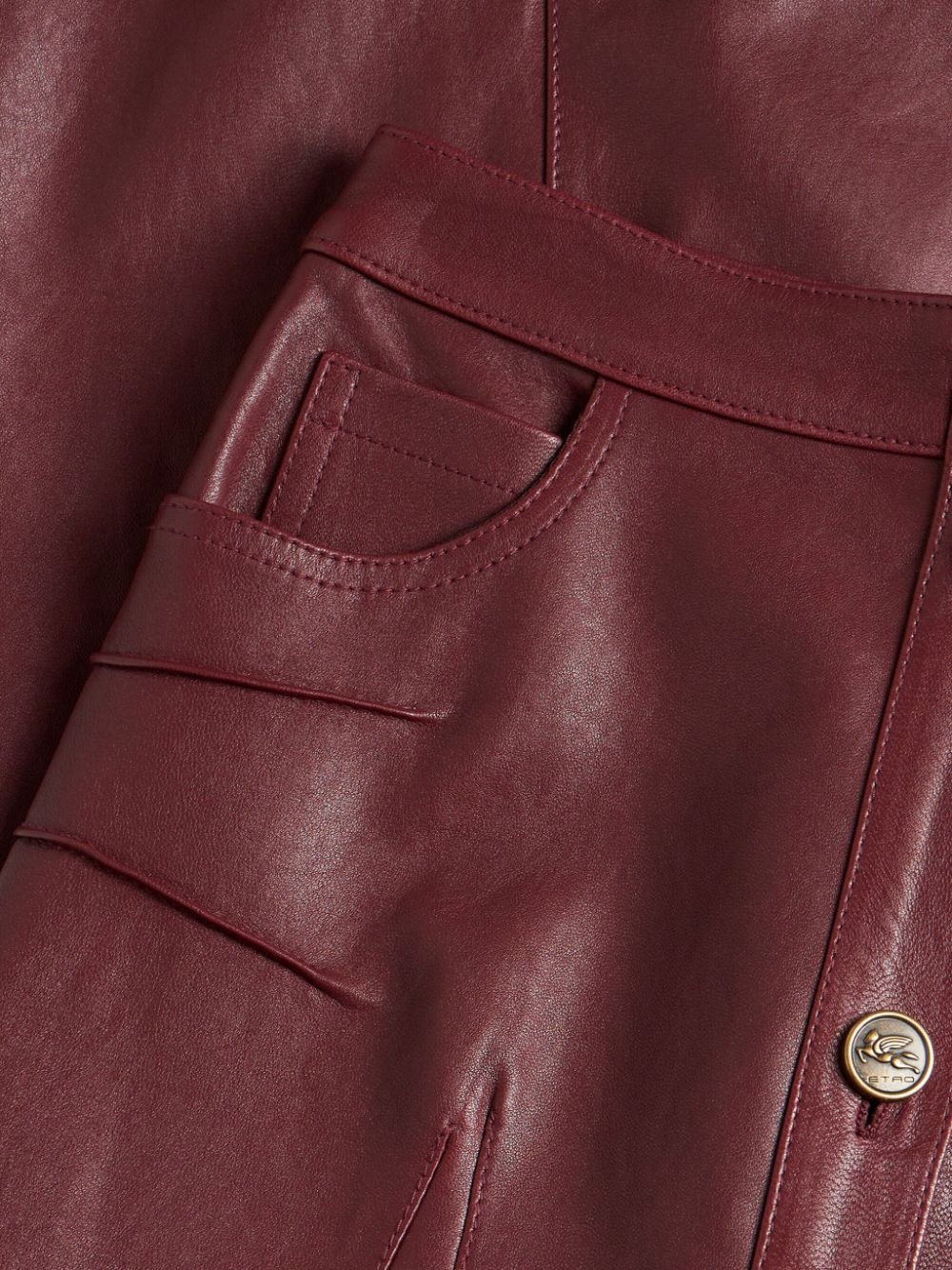 mermaid leather skirt - 6