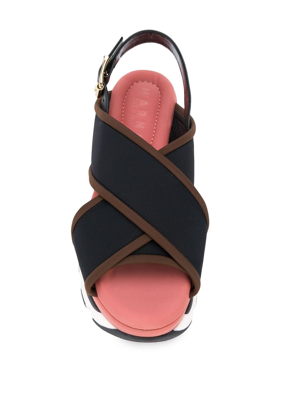 Wedge buckled sandals - 4