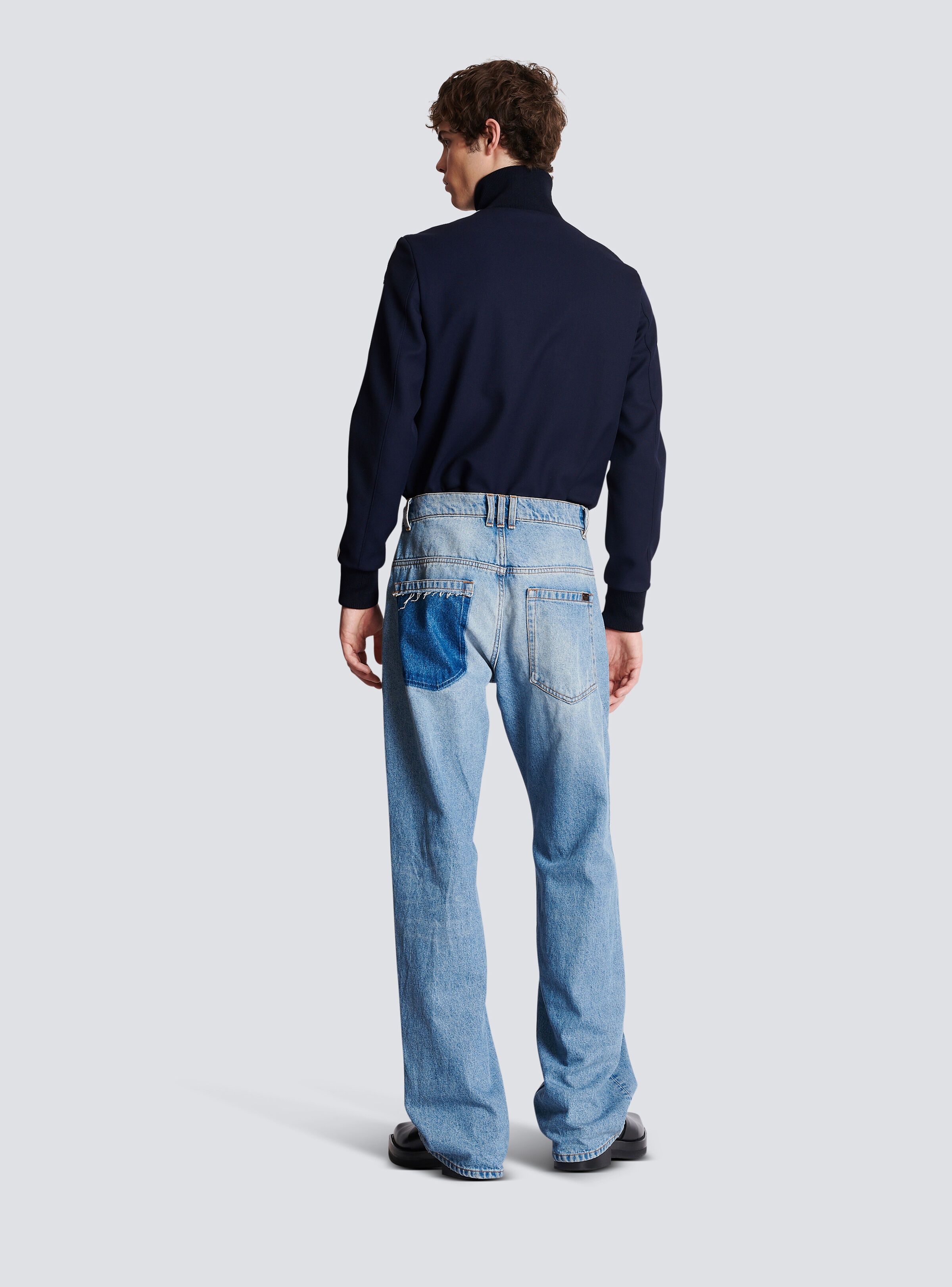 Jeans in contrast-effect denim - 4