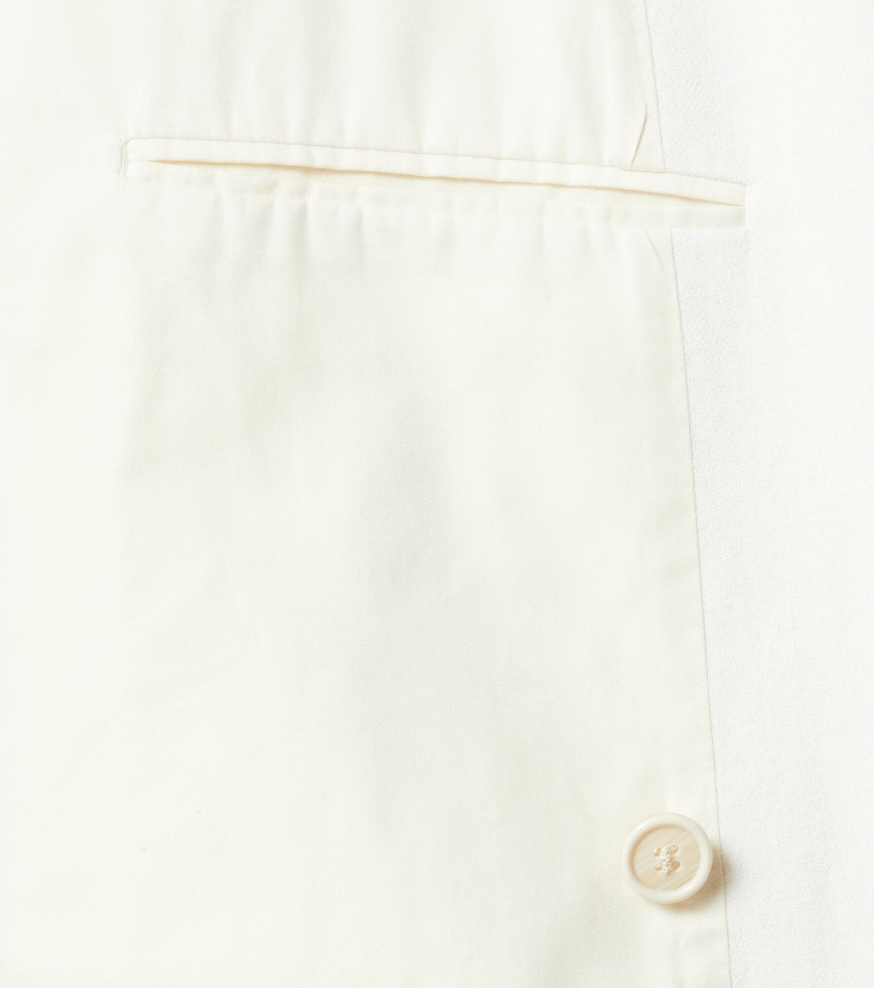 Linen, wool, silk, and cashmere blazer - 8