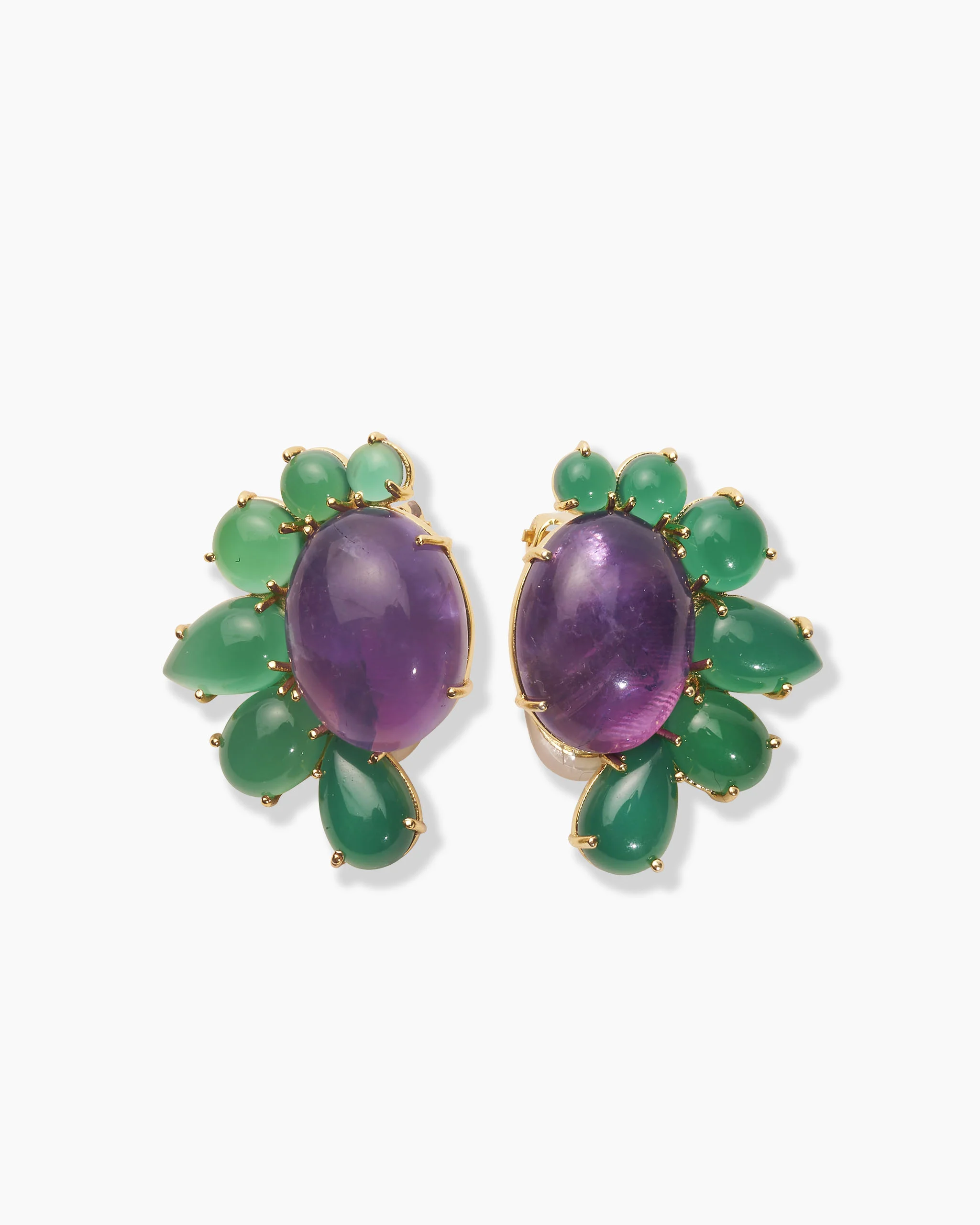 Carolina Herrera x Olympia Babylonia Half Moon Earrings - 1