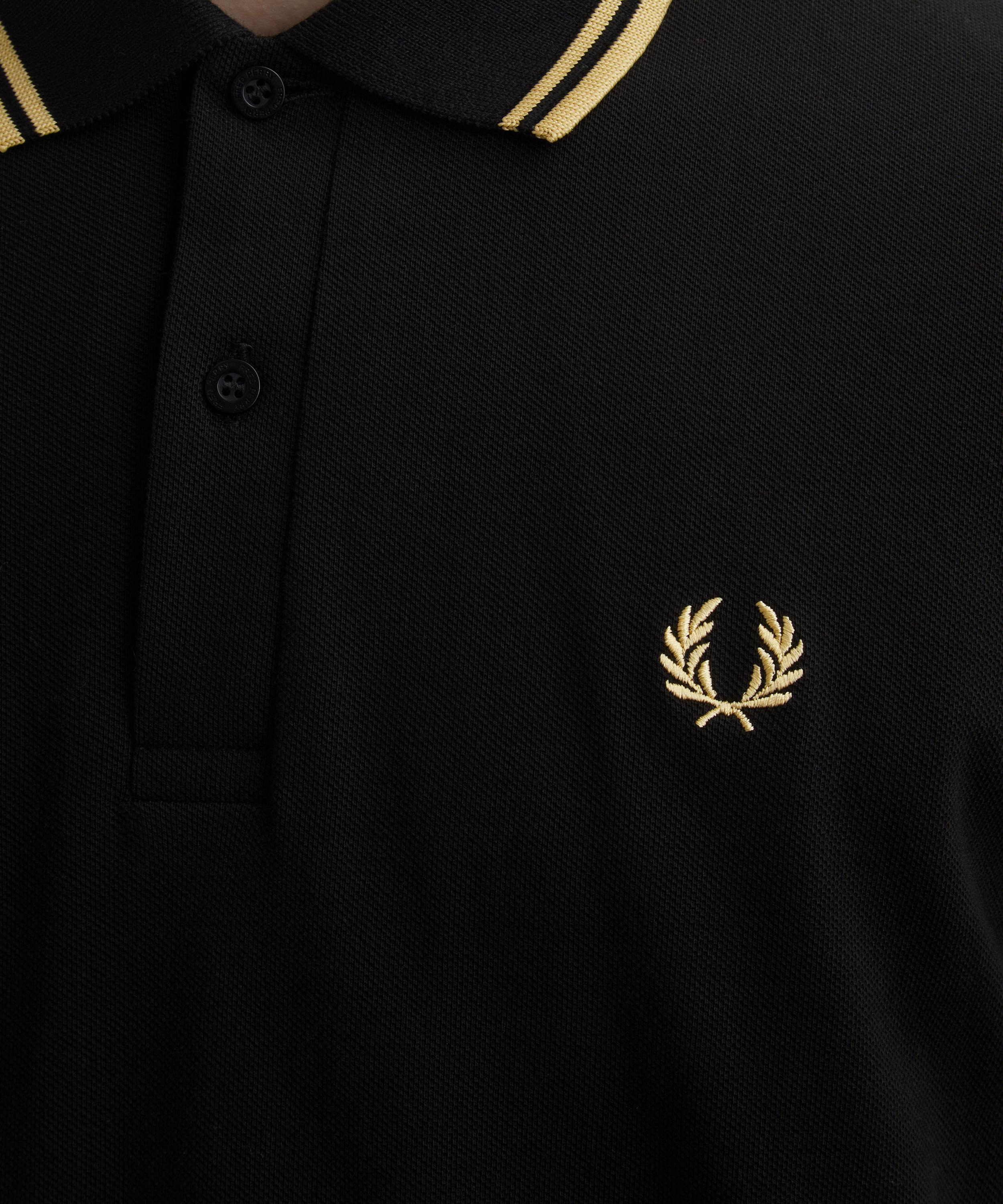 Black M12 Twin Tipped Polo Shirt - 5