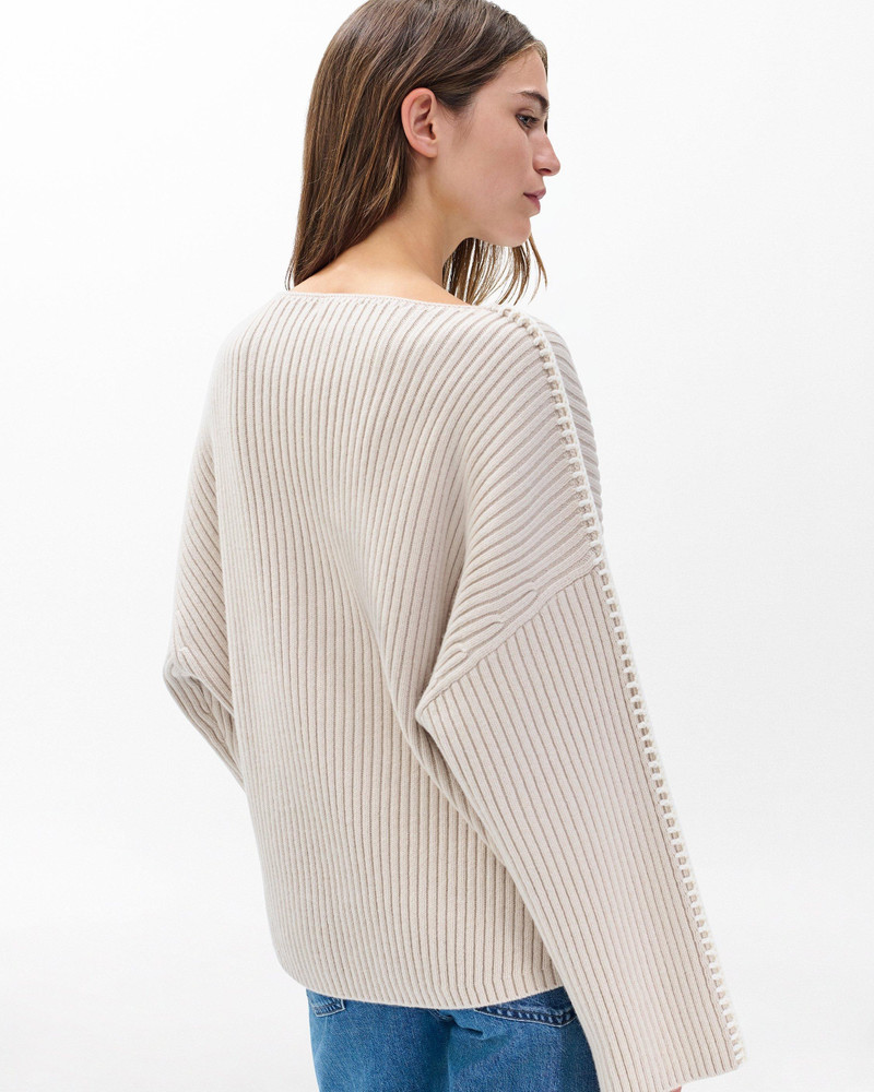 Ingrid Boatneck Wool Sweater 6