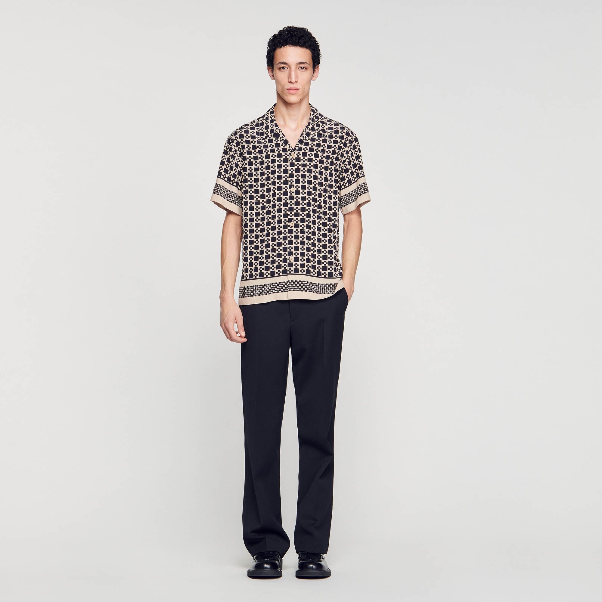 SQUARE CROSS SHORT-SLEEVED SHIRT - 2