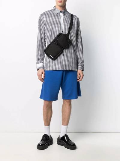 ADER error gingham-check cotton-blend shirt outlook