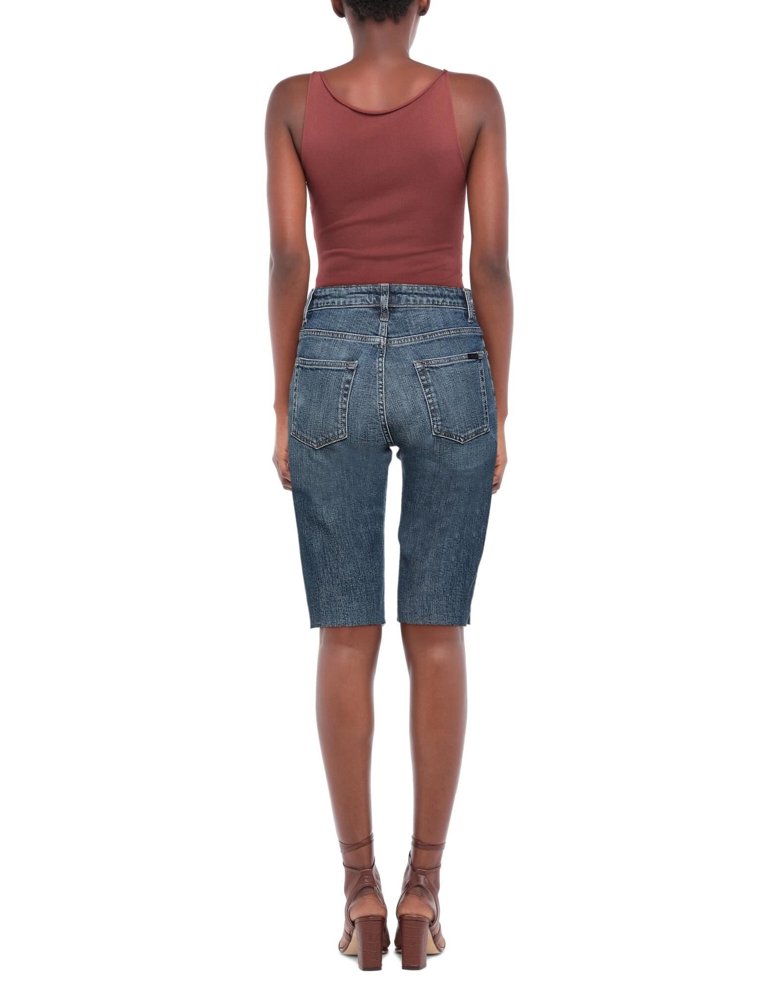 Blue Women's Denim Shorts - 3