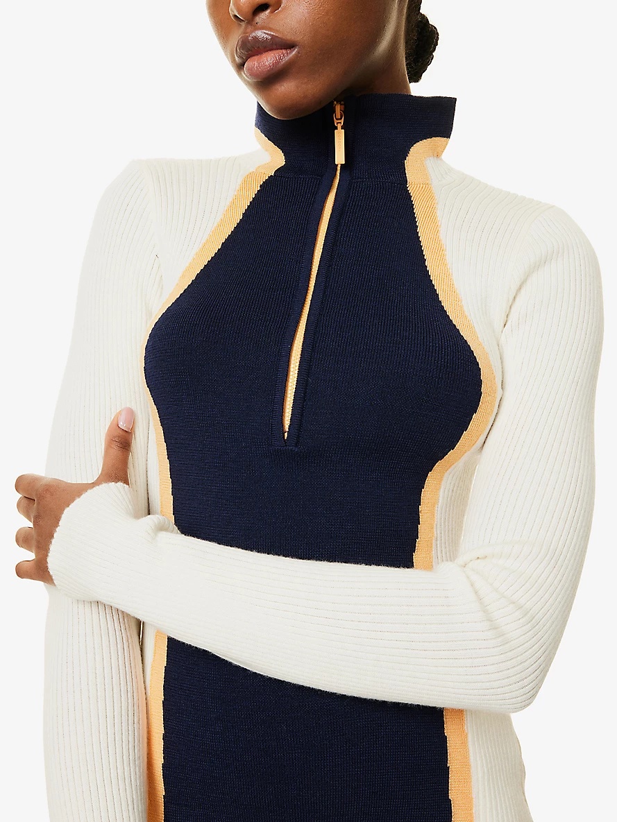 Geilo zipped long-sleeve merino-wool jumper - 5