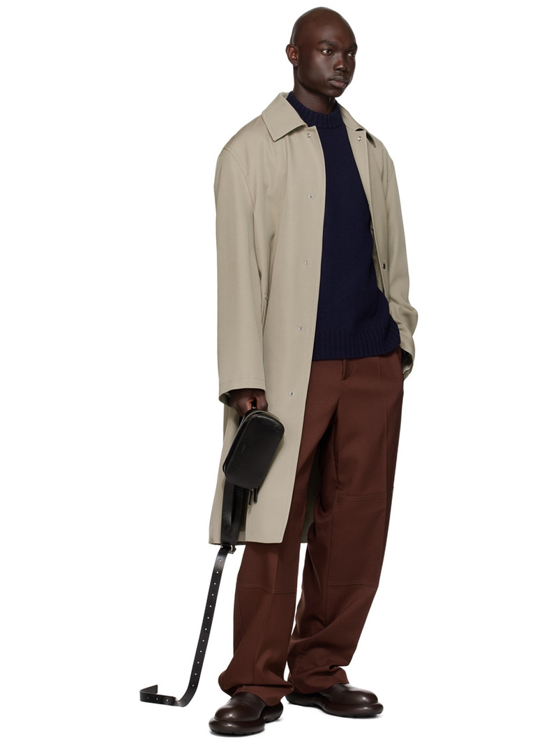 Jil Sander Navy Crewneck Sweater outlook