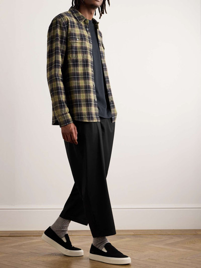 Maison Kitsuné Tapered Pleated Wool Trousers outlook