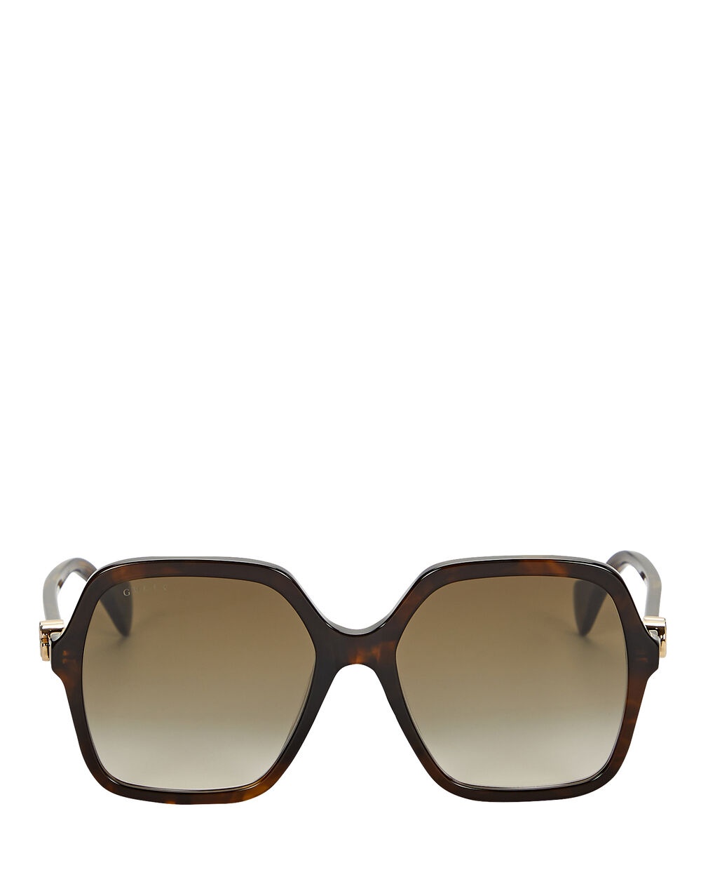 Oversized Tortoiseshell Square Sunglasses - 1