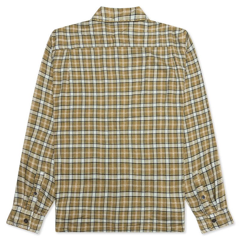 Stüssy MATTHEW PLAID SHIRT - GOLD outlook