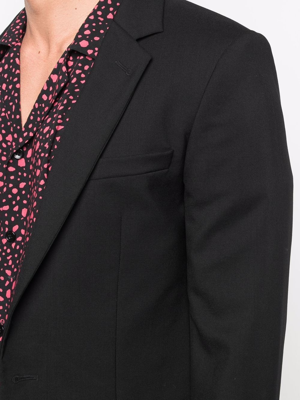 single-breasted blazer jacket - 10