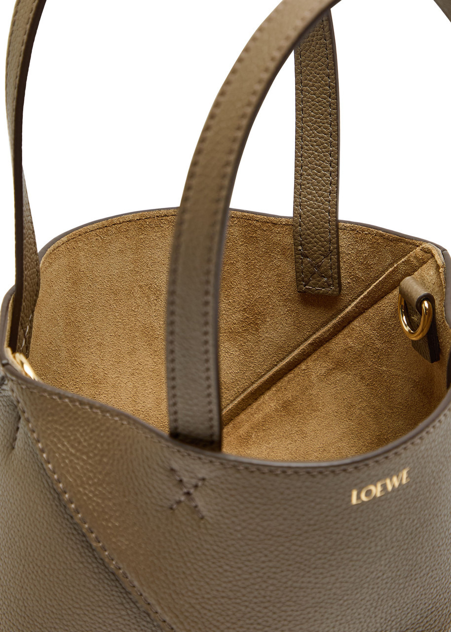 Loewe Puzzle Fold Mini Leather Tote bag - 4