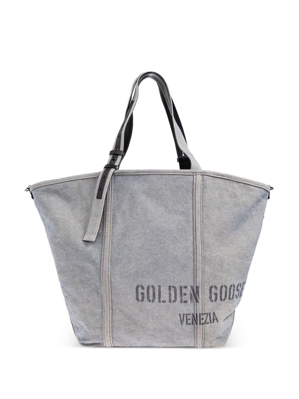 logo-print tote bag - 1