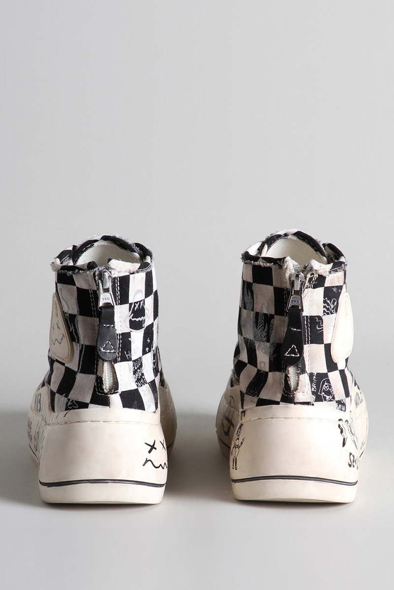 R13 DOUBLE GROMMET KURT HIGH TOP SNEAKER outlook