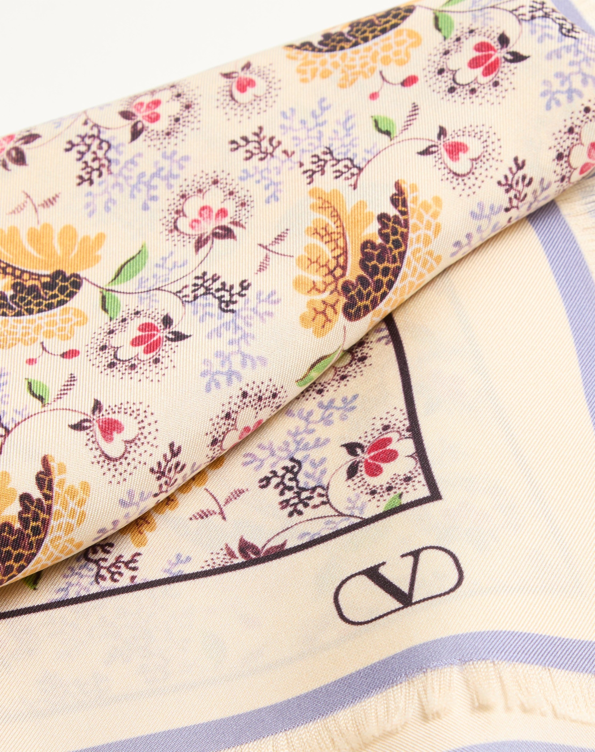 PAPIER FLORAL SILK SCARF - 4