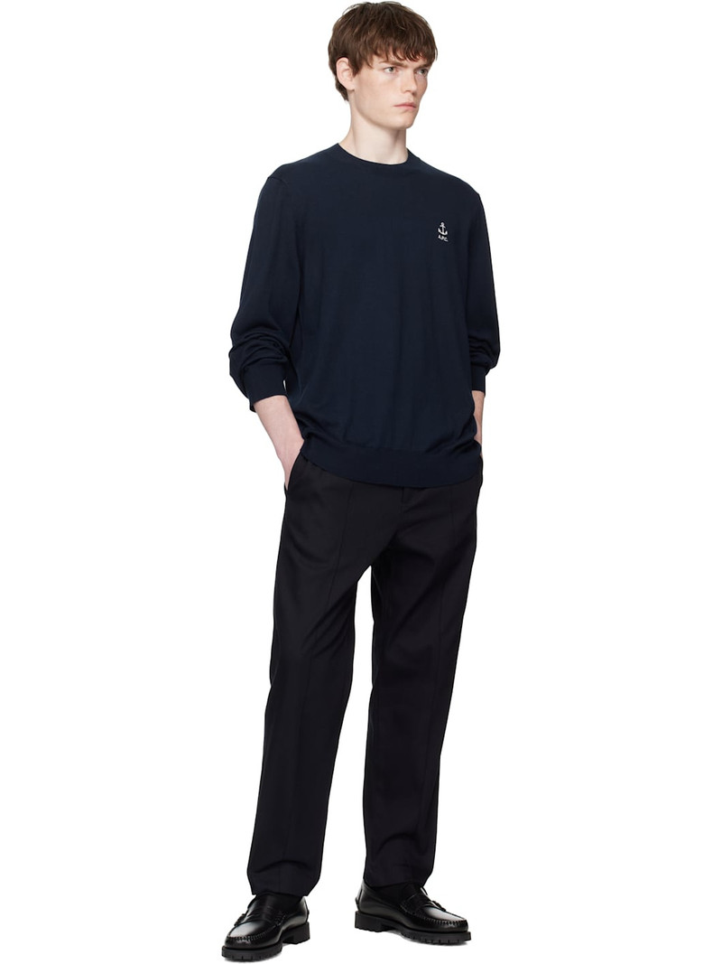 A.P.C. Navy Gabin Sweater outlook