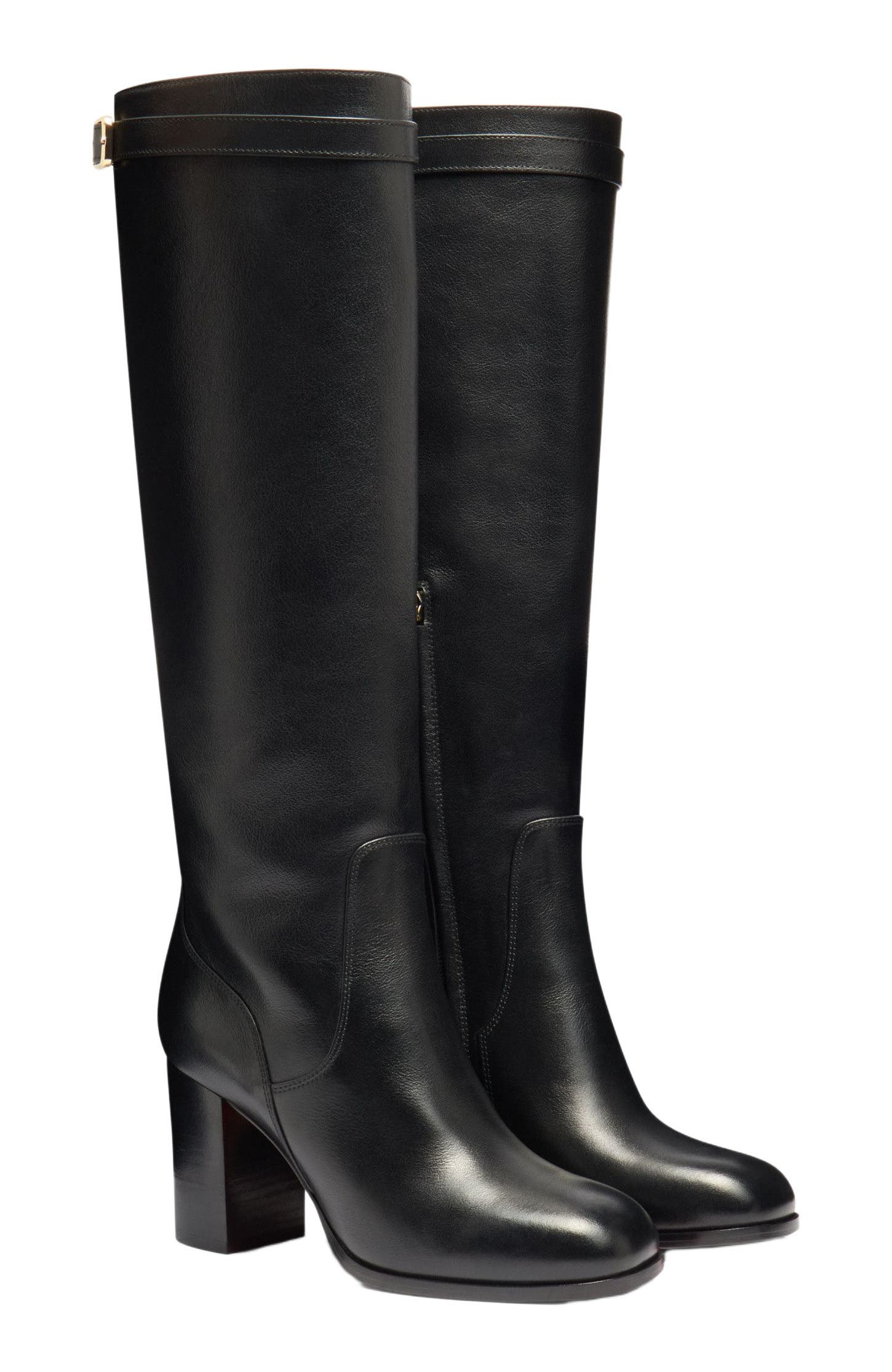 Santoni Leather high-heel boot in Black at Nordstrom - 2