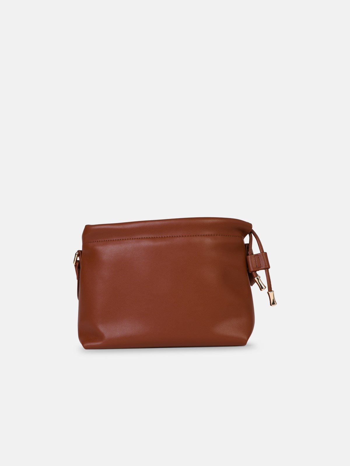 SMALL 'NINON' CROSSBODY BAG IN HAZELNUT ECO-LEATHER - 1