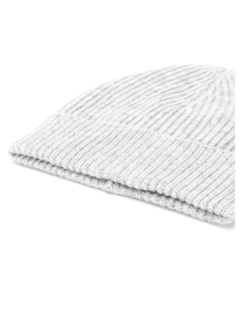 ribbed wool beanie hat - 2