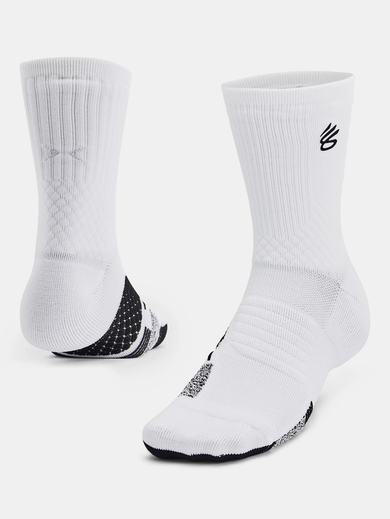 Unisex Curry ArmourDry™ Playmaker Mid-Crew Socks 3
