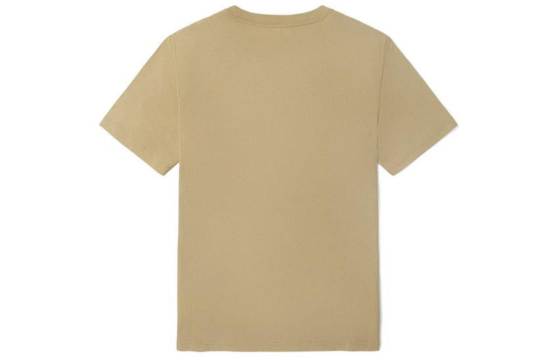 Vans Vans Small Label Round Neck Short Sleeve Couple Style Khaki VN0A5F2W7UE outlook