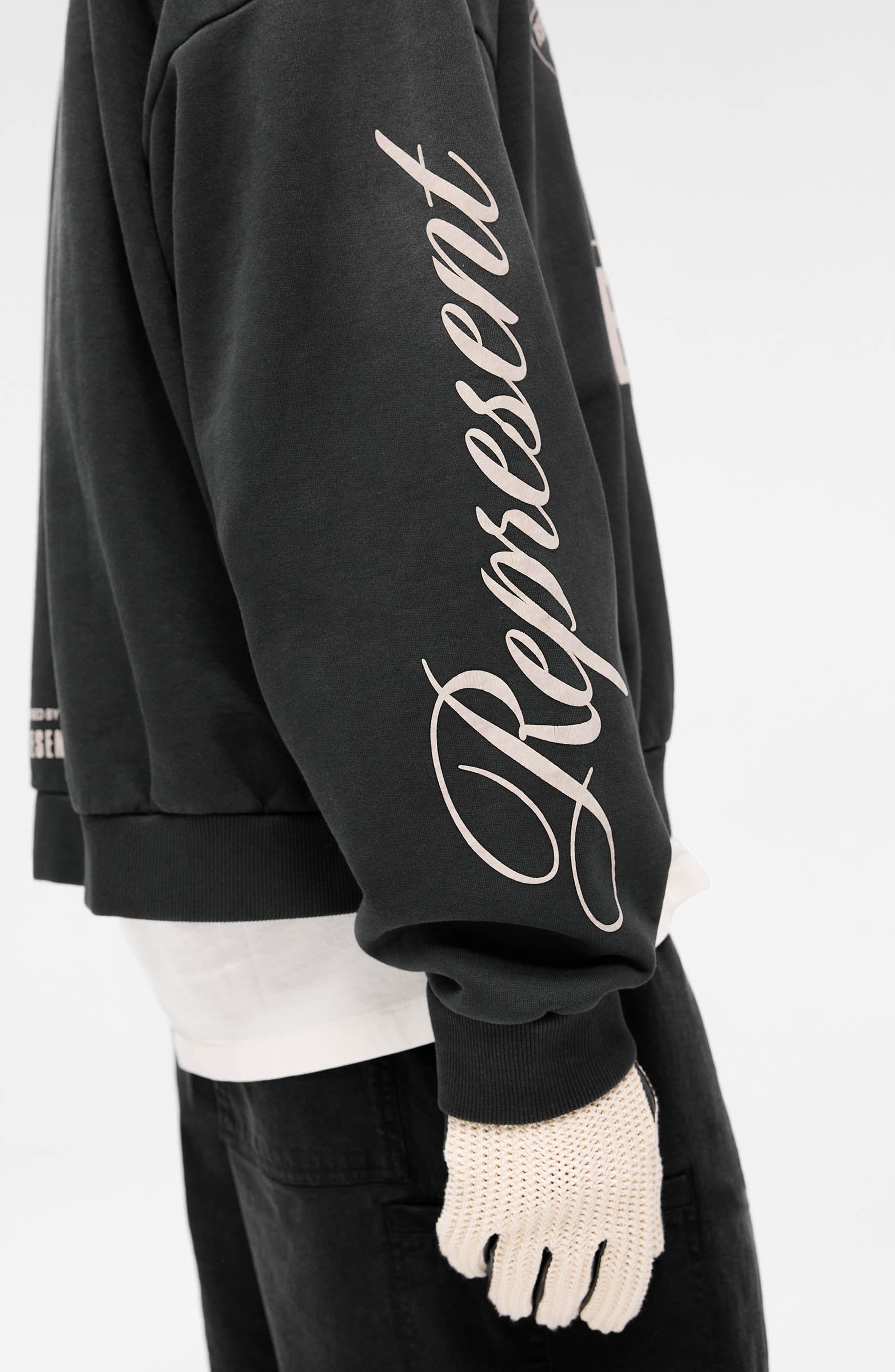 Represent World Championship Graphic Hoodie in Stained Black at Nordstrom - 8