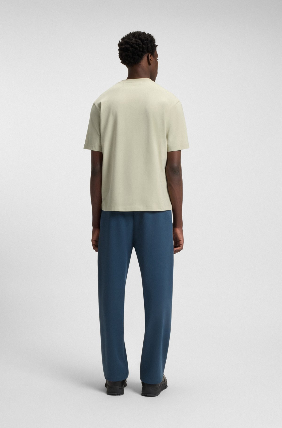 HUGO X RB T-SHIRT WITH BULL-GRAPHIC LOGO PATCH - 5