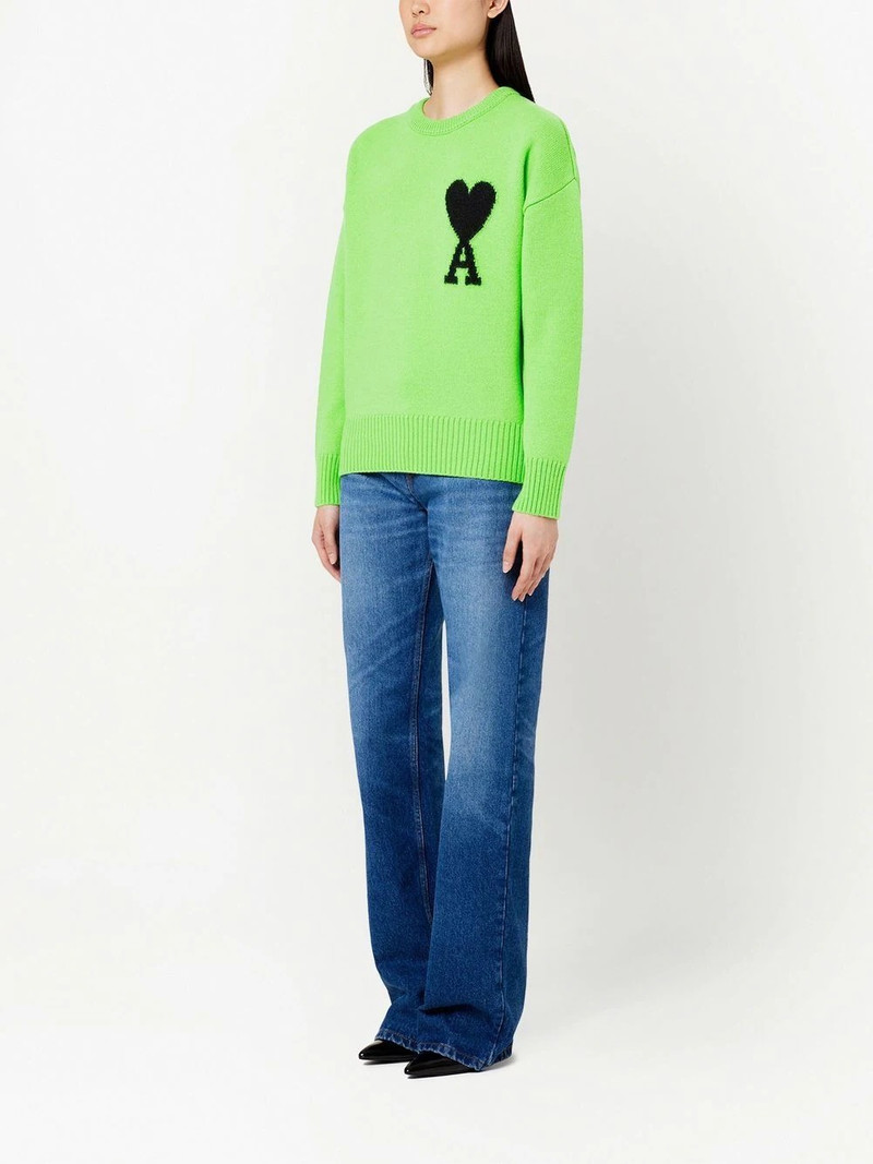 AMI Paris Ami de Coeur wool jumper outlook