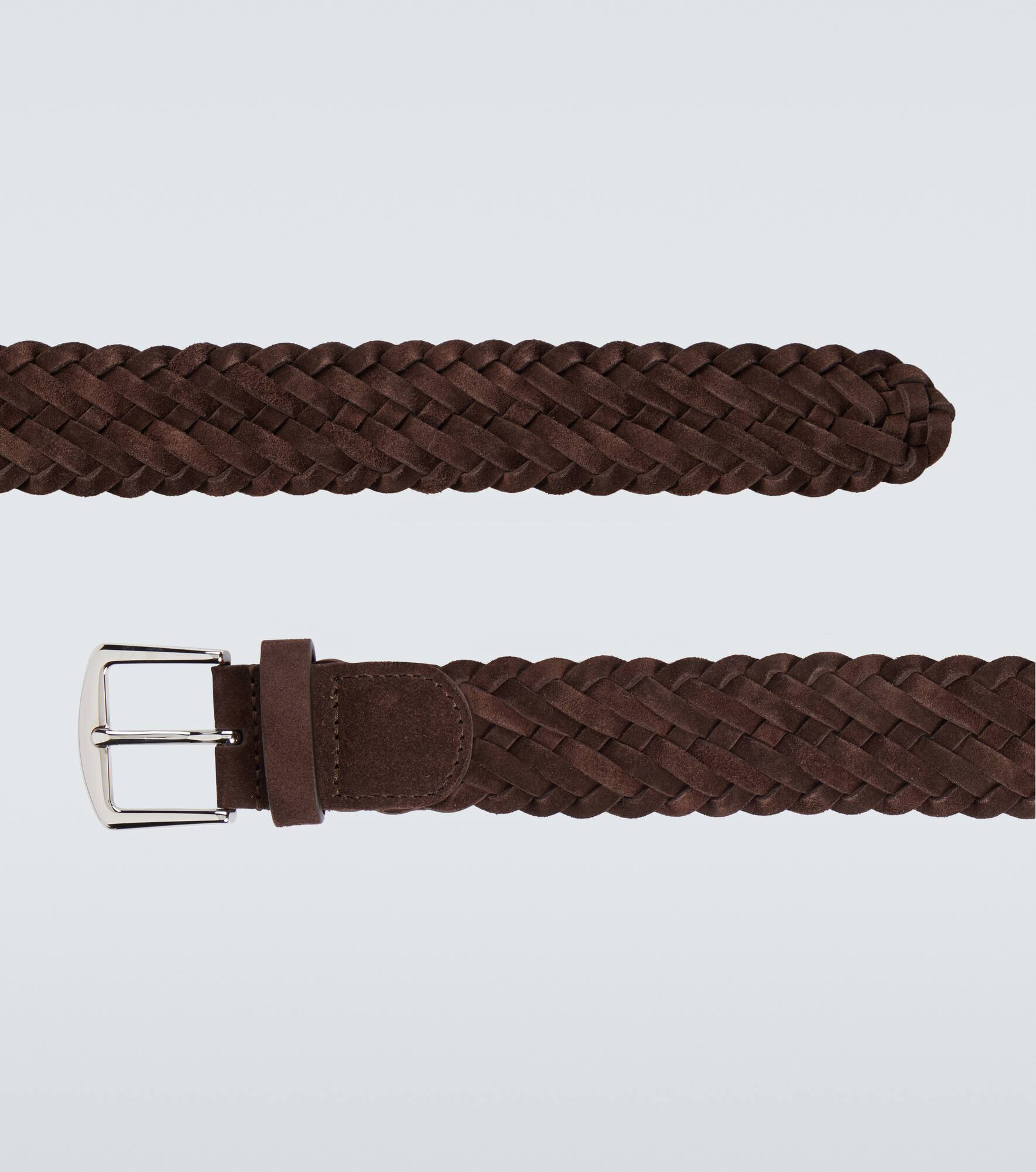 Woven suede belt - 4