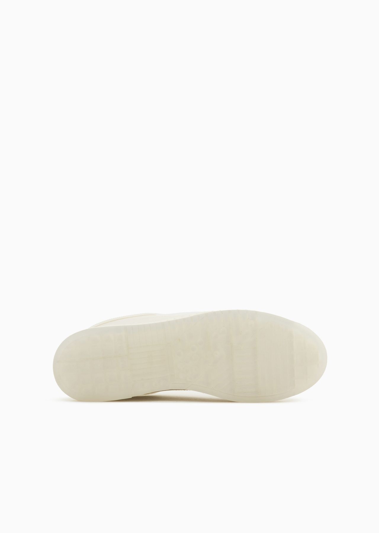 Leather sneakers with semi-transparent back and knurled sole - 11