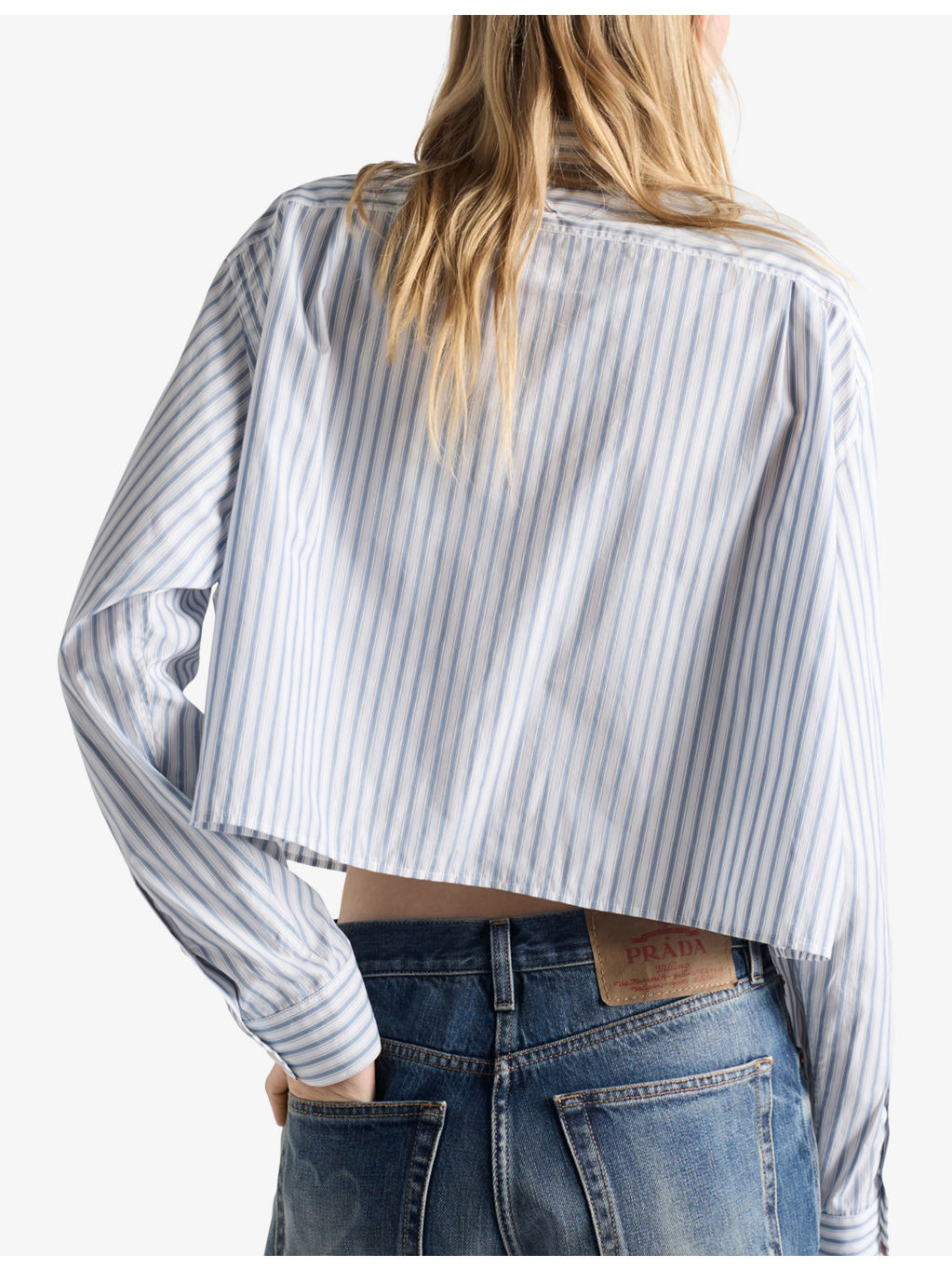 Striped Cotton Poplin Shirt - 4