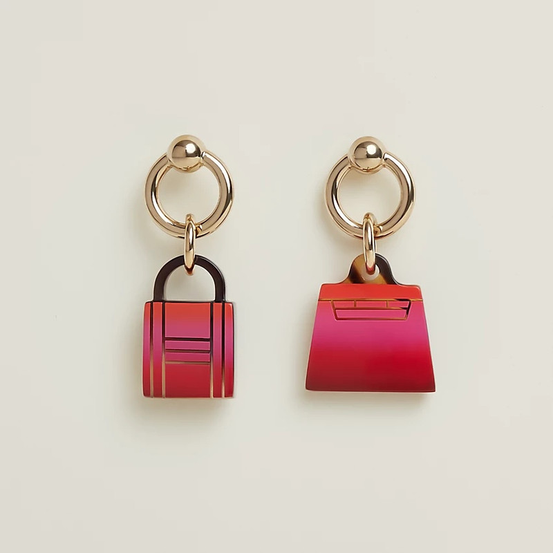 Fusion Amulette Maroquinier earrings 1