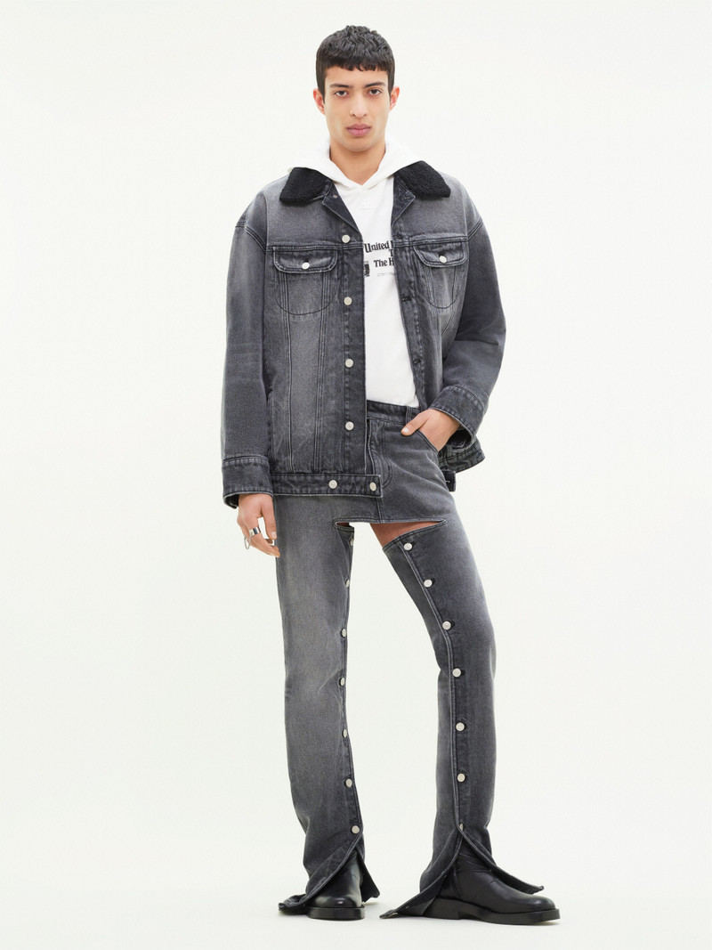 courrèges DENIM OVERSIZED TRUCKER JACKET outlook