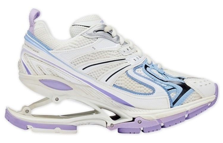 (WMNS) Balenciaga X-Pander Sneakers 'White Blue Purple' 653870W2RA89045 - 2