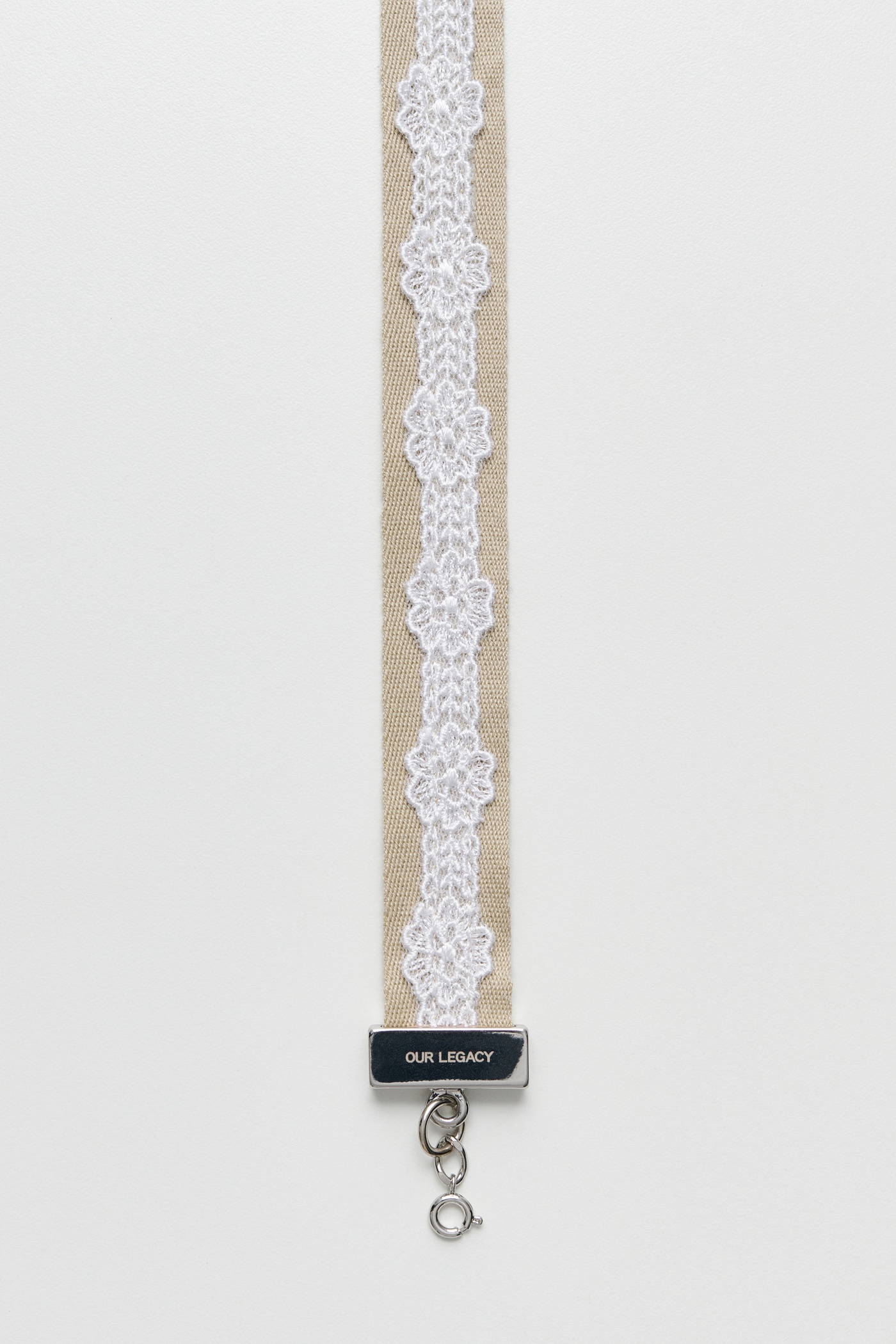 2 cm Lace Choker Off White Lace - 2